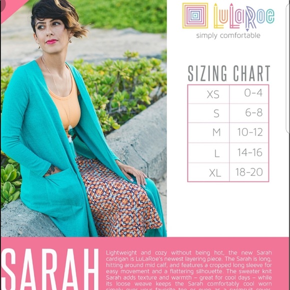 NWT LULAROE Lagenlook Sarah Olive Cardigan/Duster - Picture 8 of 8